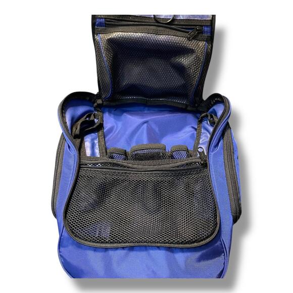 LL Bean Personal Organizer Toiletry Bag Hanging Expand Travel Makeup Dopp 245362 - Picture 10 of 14